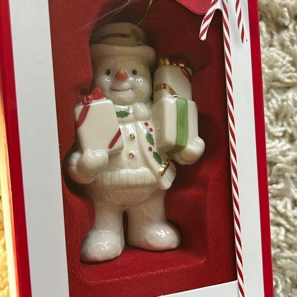 NIB Lenox Snowman Christmas ornament - Picture 7 of 9